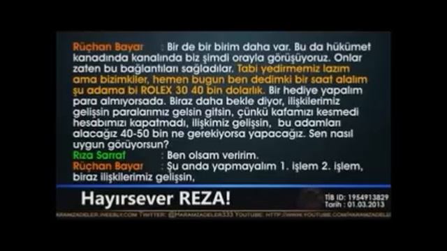 Reza Zarrab, T.C. Bakanına "..rospu" diyor.... смотреть онлайн