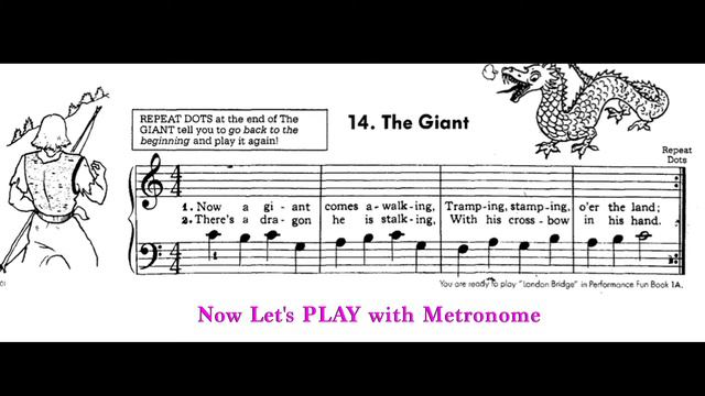 The Piano Book - Lesson 14 The Giant - Leila Fletcher Piano Course Book 1 смотреть онлайн