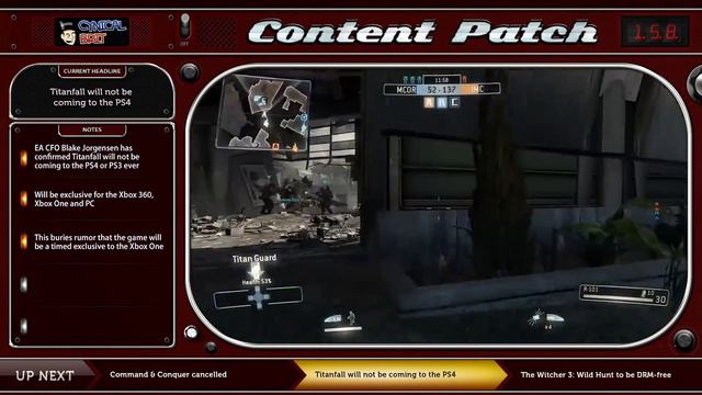 Command and Conquer cancelled, Titanfall, Witcher 3 - Oct. 31st, 2013 смотреть онлайн