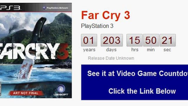 Far Cry 3 PS3 Countdown смотреть онлайн