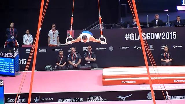 Ait Said Samir anneaux FRA qualif mondiaux Glasgow 2015 смотреть онлайн