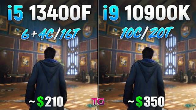 i5 13400F vs i9 10900K - Test in 9 Games смотреть онлайн