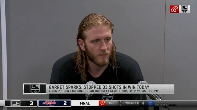 Garret Sparks Postgame Interview смотреть онлайн