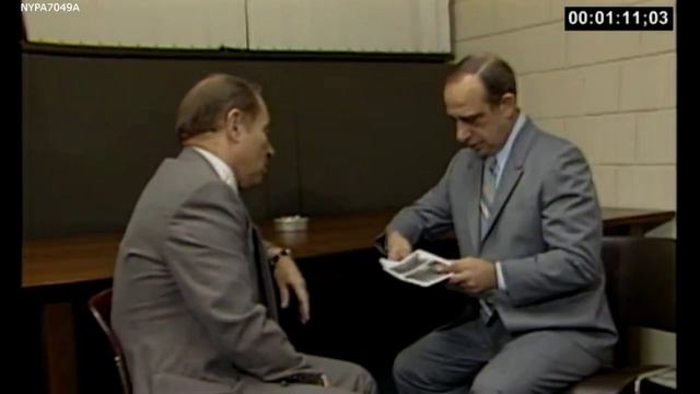Carmine Persico With His Legal Advisor - Commission Trial (1986)
