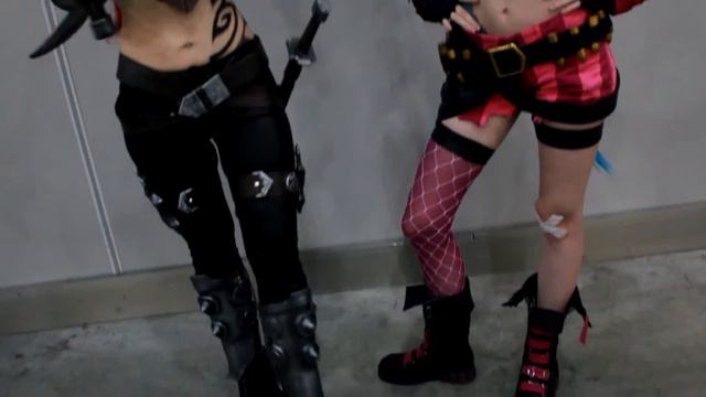 League Of Legends Katarina And Jinx Cosplay At Comic Con Russia 2019