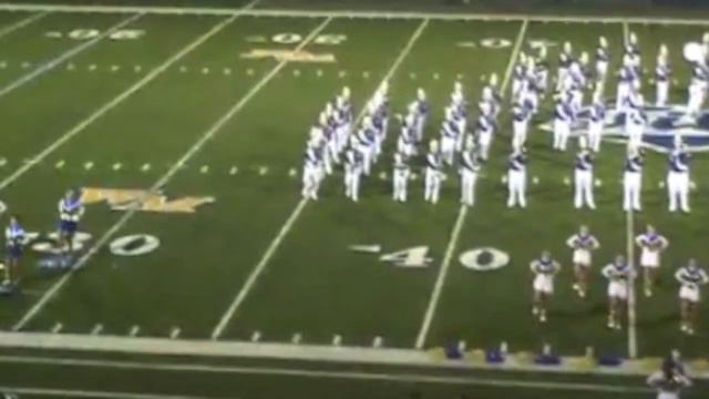 West Mifflin Area High School Marching Band - Stadium Dance Medley - October 2009