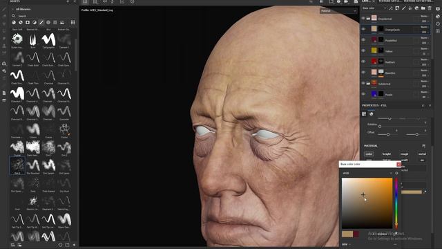 X2Download.com-How To Make HAND PAINTED SKIN Textures In SUBSTANCE PAINTER