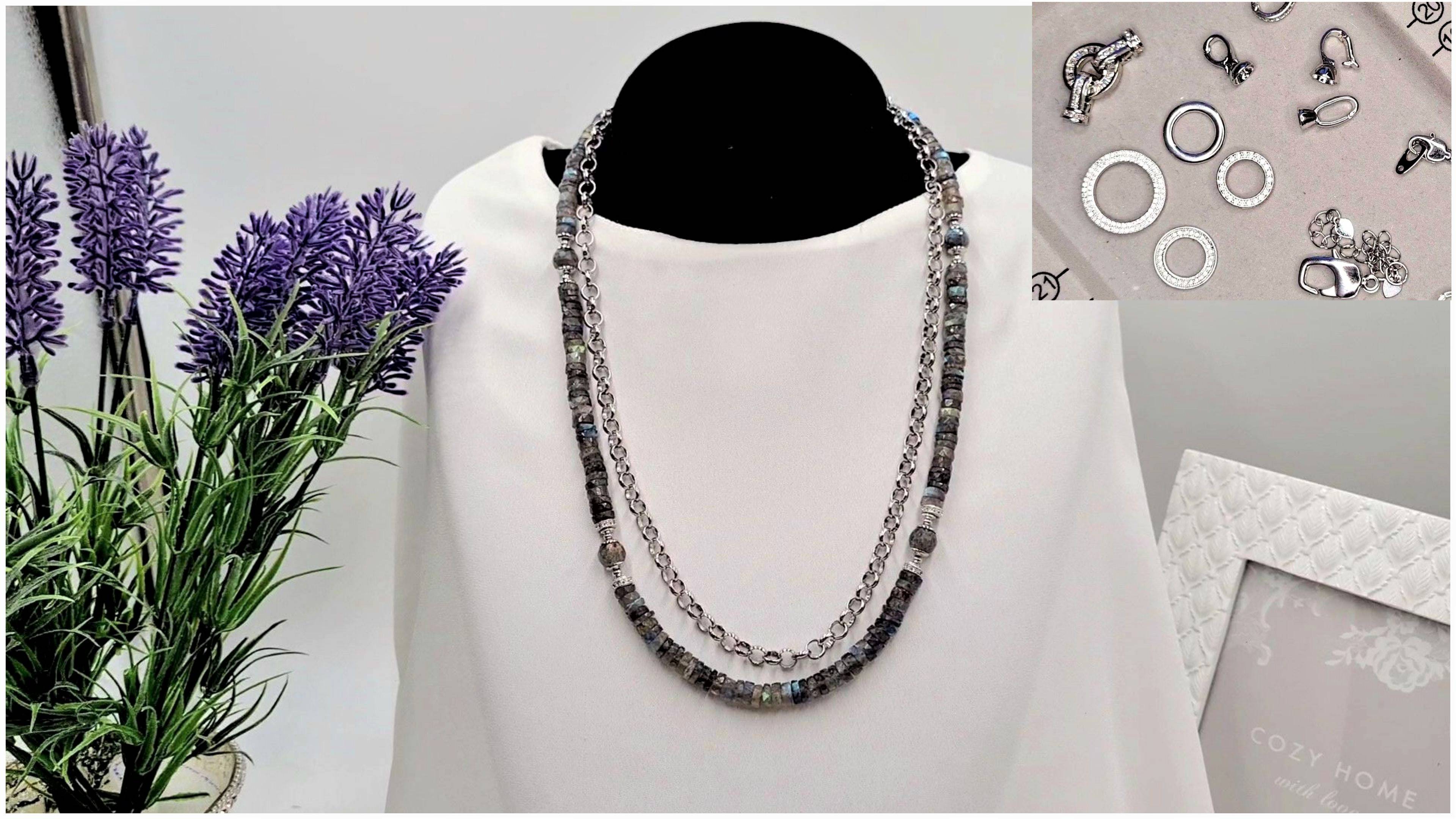 Как подобрать замок для украшения? Комплект - трансформер из ЛАБРАДОРА. смотреть онлайн