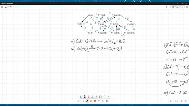 Разбор цепочки превращений с кальцием смотреть онлайн