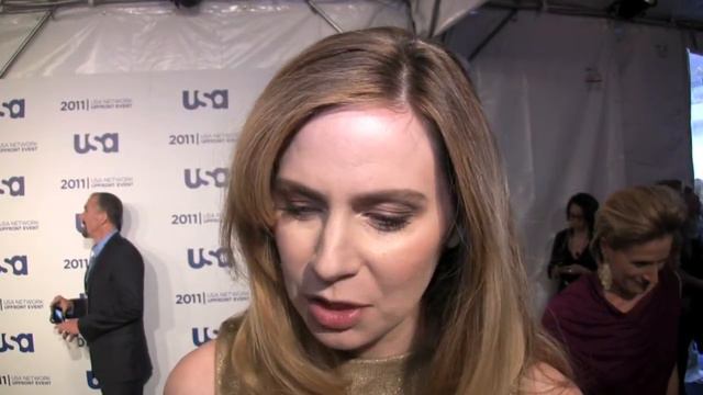 Anne Dudeck of 'Covert Affairs' at the 2011 USA Network upfront смотреть онлайн
