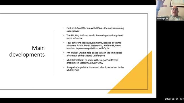 Understanding The Arab Israeli Conflict 9: 