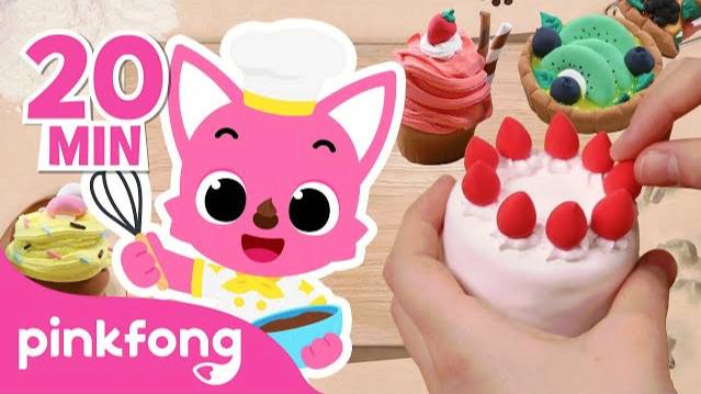 Let's Make Dessert With Pinkfong 🎂 | +Compilation | Clay Bakery | Pinkfong Clay Time