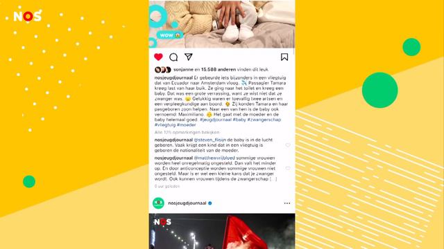 Wow! Baby Geboren In Vliegtuig