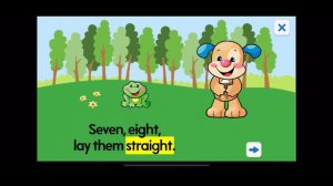 Fisher Price | Learn & Play | One, Two, Buckle My Shoe | Baby and Toddler Apps and Games