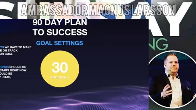 AMBASSADOR MAGNUS LARSSON 90 Days Plan In Crowd1
