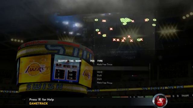 Terrico White Posterizes Andrew Bynum Big Dunk Nba 2k12 смотреть онлайн