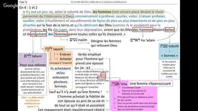 La Bible décrit la civilisation antédiluvienne - Partie 2 : Gn 6 смотреть онлайн