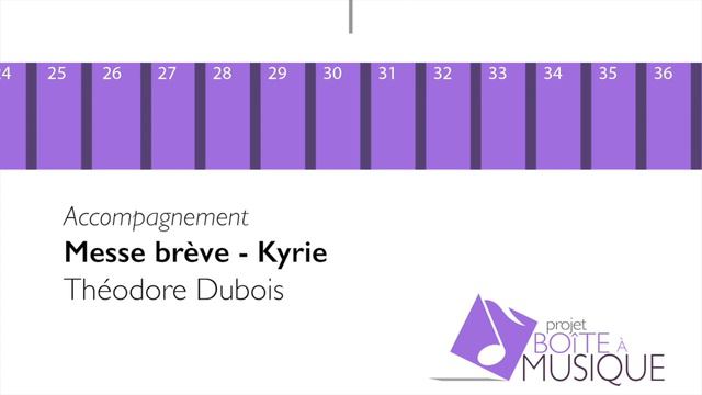 Messe Brève - Kyrie Théodore Dubois (accompagnement piano) смотреть онлайн