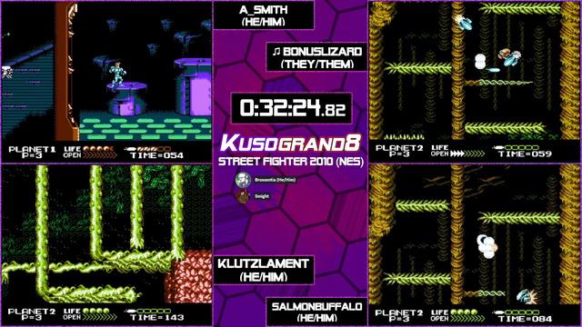 Kusogrand8! Street Fighter 2010: The Final Fight for NES смотреть онлайн