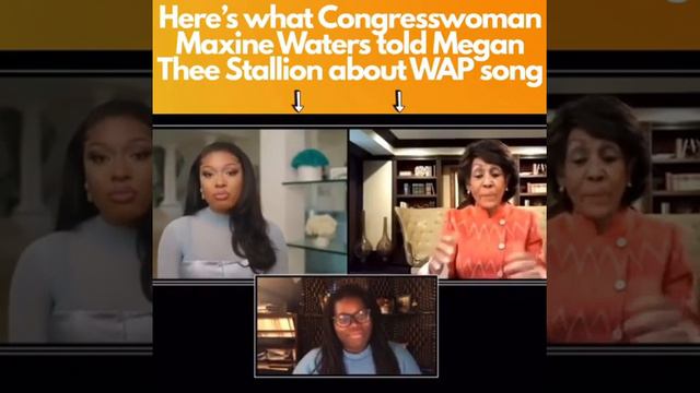 MAXINE WATERS ROCKIN' WITH MEGAN THEE STALLION'S WAP🩱💦 (SUBSCRIBE) NEW