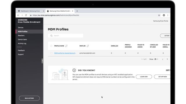 How to enroll Android devices in Hexnode MDM using Samsung Knox Mobile Enrollment (KME) смотреть онлайн