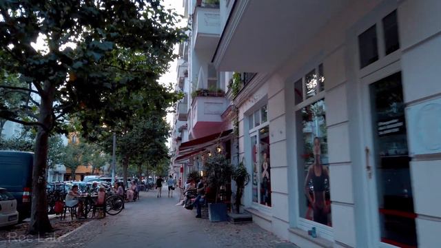 Berlin Walk in Summer Evening 2020 Prenzlauer Berg Winsviertel [4K] City real binaural sounds ASMR смотреть онлайн