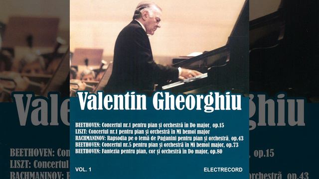 Valentin Gheorghiu - Rapsodia pe o temă de Paganini pentru pian și orchestră, Op 43-Finale смотреть онлайн