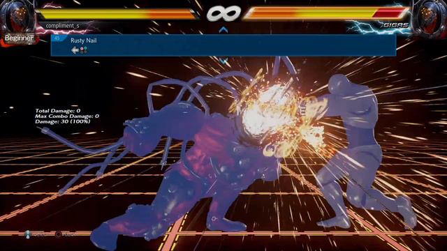 Tekken 7: GIGAS move list ALL INFO смотреть онлайн