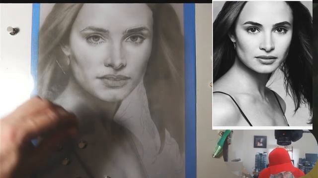 How to Achieve Contrast in a Portrait of Paola Rey in Airbrush смотреть онлайн