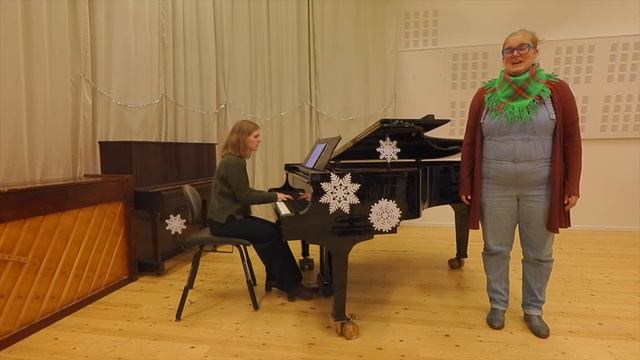 Lucka 5: Julsång (Nu sjunga Guds änglar) av Alice Tegnér