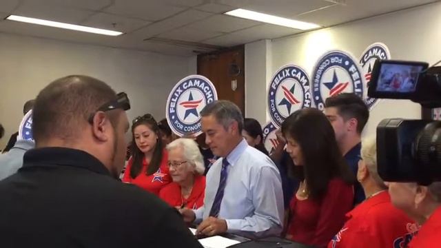Former Governor Felix Camacho Begins Congressional Run