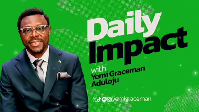 Being With Jesus | Daily Impact With Yemi Graceman | Mon, Mar 25, 2024