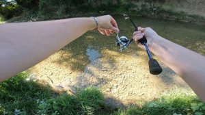 Рыбалка на микроречке Мормышинг Ловля голавля