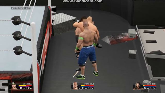 John Cena vs Kevin Nash vs Stone Cold