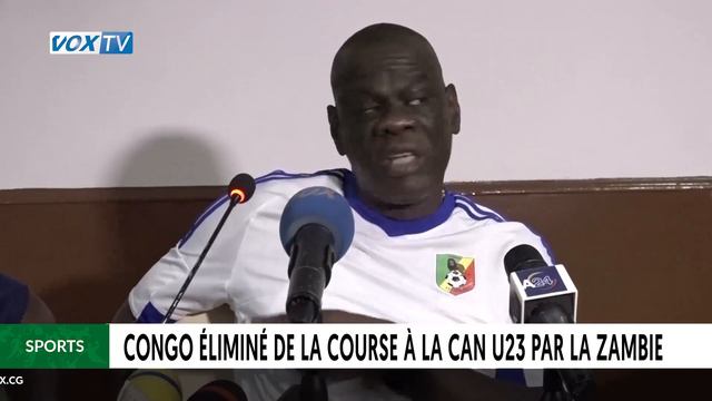Congo éliminé de la course à la Can U23 par la Zambie смотреть онлайн
