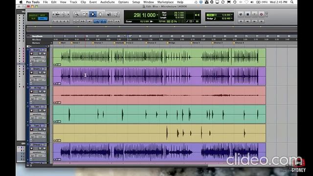 01. PRO TOOLS - навигация в PRO TOOLS, видеоинструкция смотреть онлайн