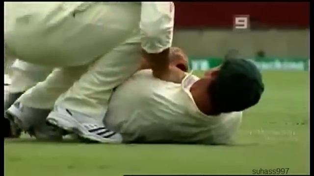 Richie Benaud On Fire During Commentary! Matthew Hayden 
