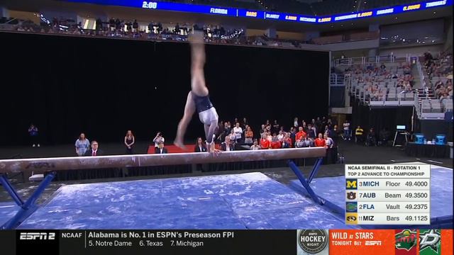 Suni Lee - Championship Beam At 2022 NCAA Gymnastics Semifinals