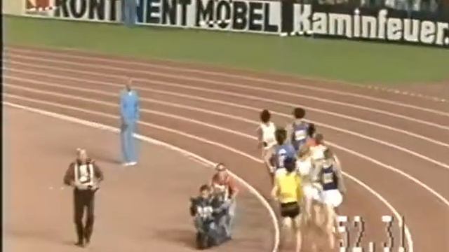 Alberto Juantorena An Amazing 300 Meter Finish (800m World Cup Düsseldorf 77).