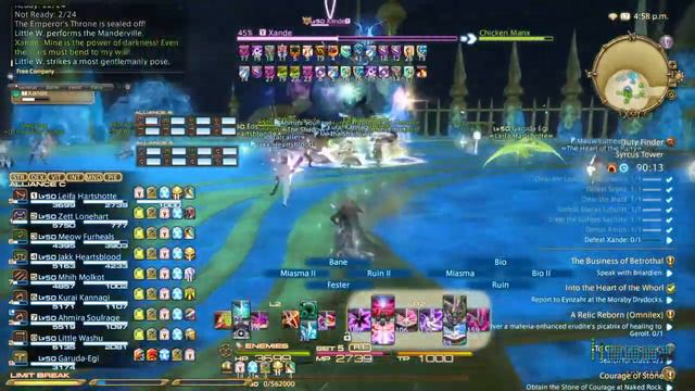 FINAL FANTASY XIV: Syrcus Tower Emperor Xande смотреть онлайн