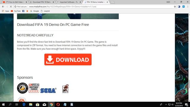 how to download fifa 19 | fifa 19 demo | free for download | pc game | FSR THE GAMER смотреть онлайн