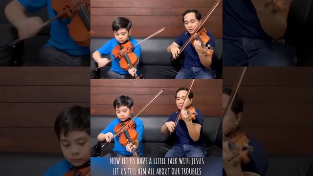 Just A Little Talk With Jesus (Cleavant Derricks) Violin Quartet by Jay and Kynzyl 10yrs old смотреть онлайн