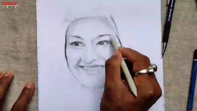 How To Draw Sonali Bendre Portrait
