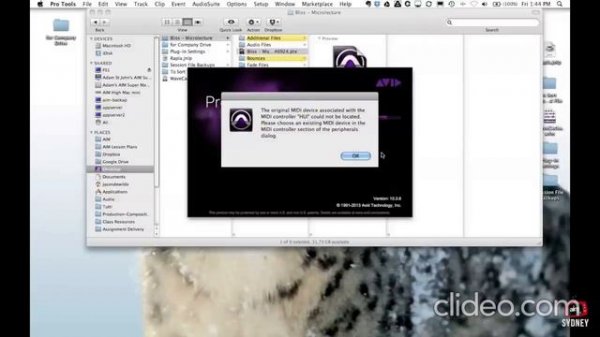 02. PRO TOOLS - управление сессиями в PRO TOOLS, видеоинструкция