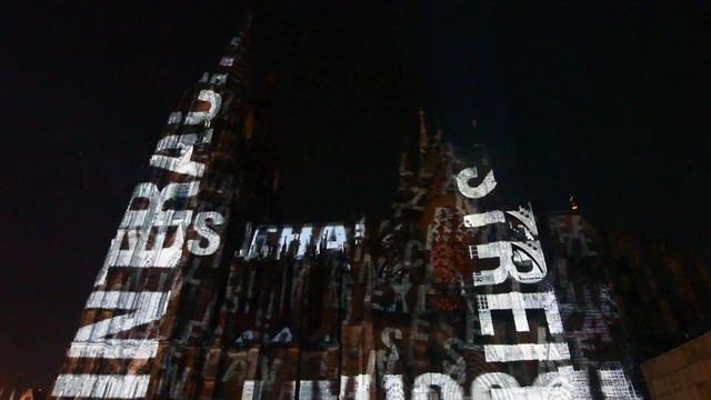 Lichtinstallation Kölner Dom Dom Wallfahrt September 2018 смотреть онлайн