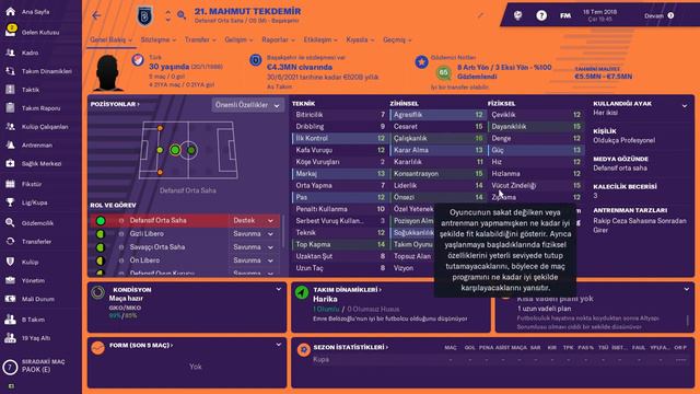 Football Manager 2019 -Mahmut Tekdemir Profil Analizi смотреть онлайн