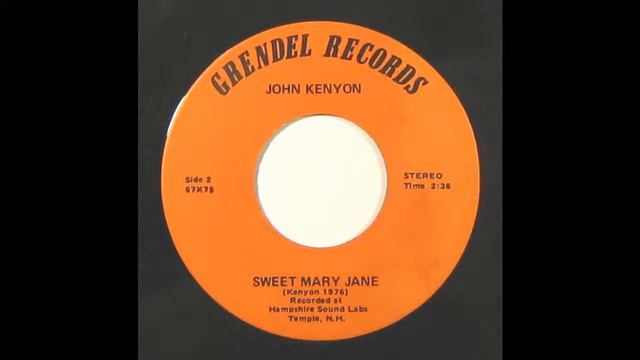 John Kenyon--Sweet Mary Jane