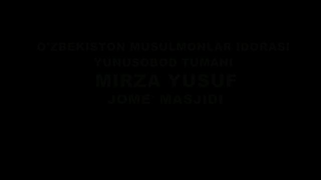 Тошкент шаҳар "Мирза Юсуф" жоме масжидида хатми Қуръон смотреть онлайн