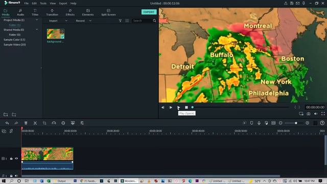 FILMORA 9 : TO GET RID OF BACKGROUND NOISE IN VIDEO