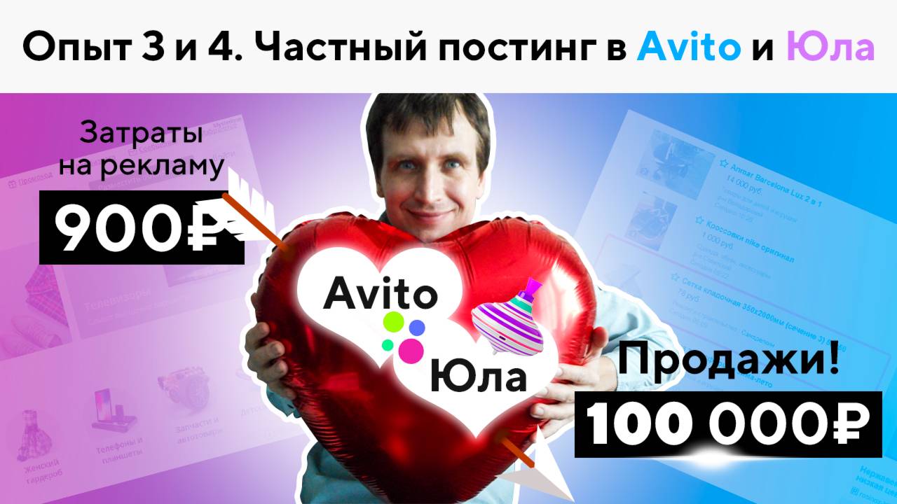 Авито и Юла. Частный постинг. Плюсы и минусы. Обзор от практиков. Анализ затрат и продаж. смотреть онлайн